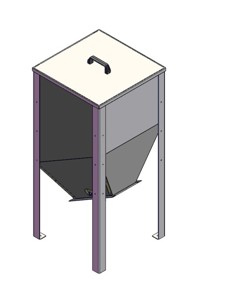 Funnel for feed components FlexVey 60/75